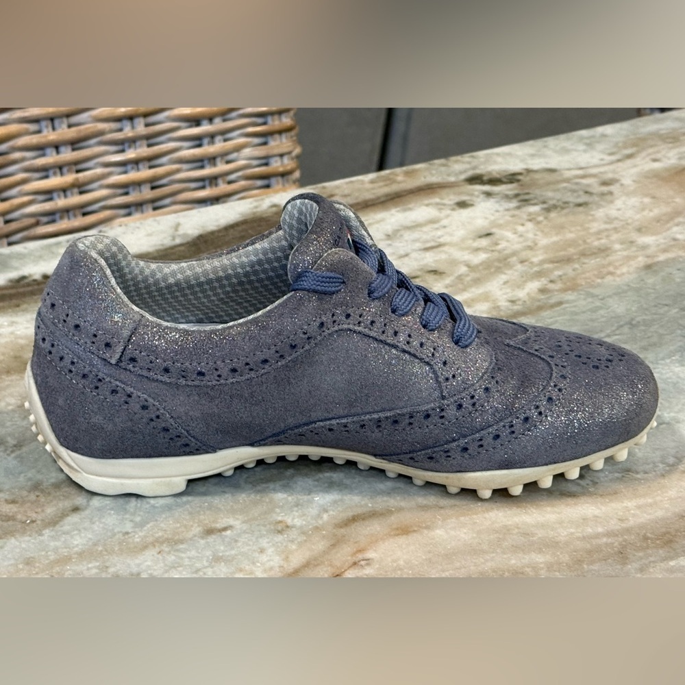 Women’s DUCA DEL COSMA Rhapsody navy sparkling Spikeless golf shoes- Size US 7 - Picture 5 of 11